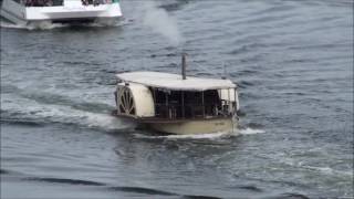 Paddle Steamer Curlip Enters Gippsland Lakes [upl. by Aehsal]