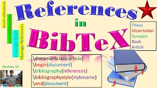 Learn LaTeX  Use of BibTeX for Reference Management  Tutorial 8 [upl. by Nevarc]