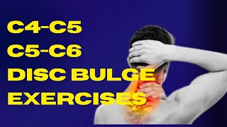 C4C5 amp C5C6 Disc bulge exercises  Cervical spondylitis exercises [upl. by Kevan]