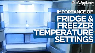 What Are The BEST Fridge amp Freezer Temperature Settings Learn Here [upl. by Attiuqahs]