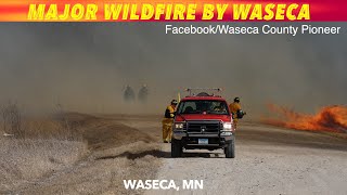 BREAKING NEWS Major Wildfire By Waseca Minnesota CREWS BEING SENT HOME 753 pm Sunday [upl. by Cherry]