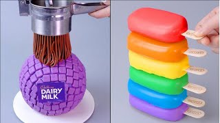 Yummy Rainbow Cake Decorating Tutorials – Satisfying and Colorful Creations [upl. by Dickenson884]