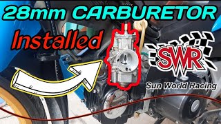 How to install 28mm Carburetor Pwede sa lahat ng motor [upl. by Lavelle]