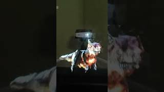 TRex Dinosaur Hologram Fog Screen Projection Using Water Vapor [upl. by Uolymme]