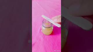 DIY candle🕯️✨ Candle customize idea Cute candle tutorial monisatelier diy candle [upl. by Norvell725]