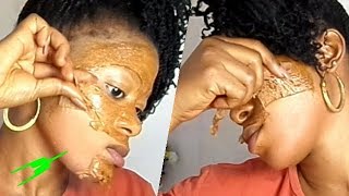 Skin Lightening Facial Peel Off Mask 100 Working [upl. by Sheilah824]