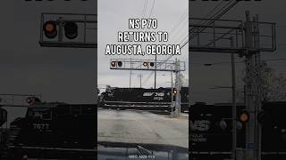 Norfolk Southern P70 Returns to Augusta Georgia train [upl. by Mairhpe92]