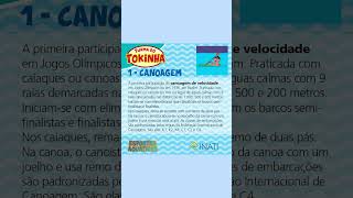 Olimpiada 2024 Canoagem EsportesAquáticos INATI TurmadoTokinha [upl. by Noired894]