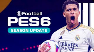 PES 6 BEST PATCH 2024 AIO  تحميل أفضل باتش للعبة بيس 6 بتحويل خرافى إلى بيس 2024 [upl. by Nylzaj]