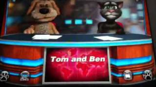 Talking tom and ben news app review [upl. by Nekal575]