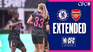 Chelsea Women 10 Arsenal Women  EXTENDED HIGHLIGHTS amp MATCH REACTION  Chelsea USA Tour 2024 [upl. by Staci]