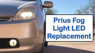 2004 Prius Fog Light Replacement with LED [upl. by Middle]