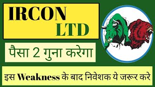 IRCON LTD SHARE NEWS  NEXT TARGET  LATEST NEWS  STOCK ANALYSIS irconsharenews [upl. by Ydniw831]