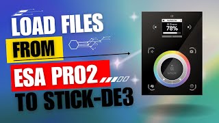 Load Files From ESA Pro 2 to STICKDE3  Quick Tutorial  Nicolaudie [upl. by Rothstein695]