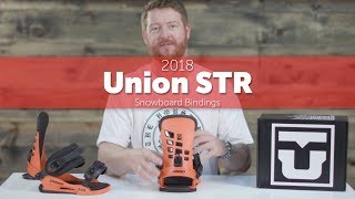 2018 Union STR Snowboard Bindings  Review [upl. by Goldman88]