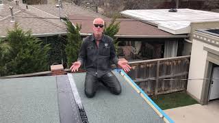 Denver Roofer install peel and stick or self adhered modified roof Patio flat roof [upl. by Ydok]