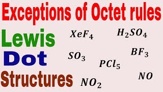 Exceptions of Octet rule  Lewis dot structure  Odd electron molecule  Chemical Bonding Class 11th [upl. by Shuman]