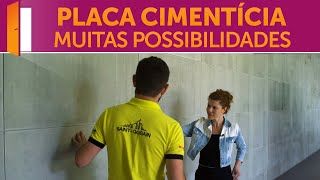 Como faz a placa cimentícia e onde pode ser usada [upl. by Katt]