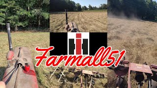 1949 Farmall H Teddering Hay  Full Video  farmall51 farmall farming farm hay [upl. by Va]