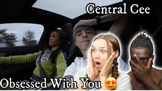 Americans Reacts 🔥 Central Cee  Obsessed With You 🥰 [upl. by Fairman]