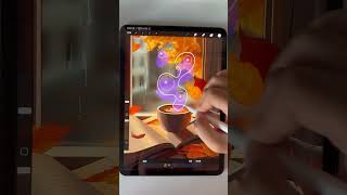 Coffee Animation Tips in Procreate animation procreate digitalart illustration art [upl. by Niwdog]