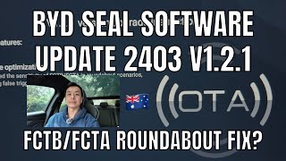 BYD Seal OTA Software Update 2403 V121 Australia Walkthrough amp Drive [upl. by Nil]