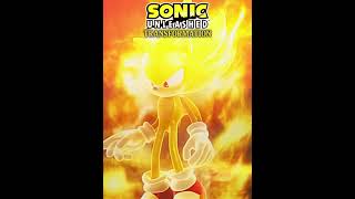 Frontiers Vs Unleashed  Super Sonic Transformation 💫 sonicthehedgehog supersonic [upl. by Hagi]