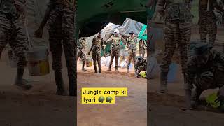 Jungle camp ki tyari crpf indianarmy cobracommando motivational warrior 💪 🪖🪖🪖🪖 [upl. by Burr]