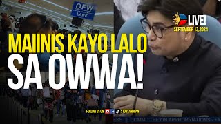 🔴 TIYAK NA MANGGIGIGIL NA NAMAN MGA OFW SA GAGAWIN NG OWWA SA MGA OFW [upl. by Imar]