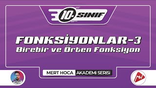 Fonksiyonlar3  Birebir ve Örten Fonksiyon  10Sınıf Konu Anlatım  Akademi Serisi [upl. by Urbai]