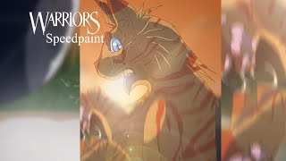 Flametails Death Warrior Cats Speedpaint [upl. by Gravante416]