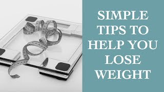 Simple Weight Loss Tips That Work I The Speakmans [upl. by Bergeman]