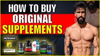 How To BUY Original SUPPLEMENTS Online in India [upl. by Idnyl]