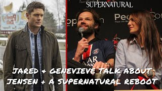 Jared amp Genevieve Padalecki talk about Jensen Ackles a Supernatural reboot amp Ruby and Dean [upl. by Drobman]