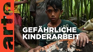 Philippinen Kinder tauchen nach Gold  ARTE Reportage [upl. by Wrdna403]