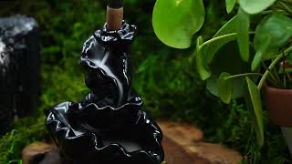 Waterfall Ceramic Backflow Incense Burner [upl. by Fallon]