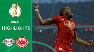 RB LEIPZIG triumphs again  Leipzig vs Frankfurt 20  Highlights  DFBPokal Final [upl. by Balliett889]