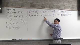 Solution of Legendre Differential Equation by Power Series [upl. by Ramey130]