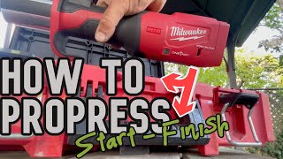 How To ProPress  Natural Gas BBQ Grill Install [upl. by Marzi299]