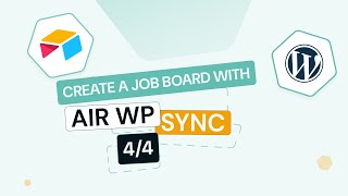 Create a Job Board with Air WP Sync 44  Building a Single Job Page in Elementor [upl. by Curkell]