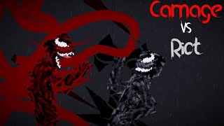 Carnage VS Riot in People Playground [upl. by Lyram]