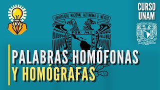 📚 Palabras homófonas y homógrafas  VOCABULARIO  Curso UNAM español [upl. by Inwat]