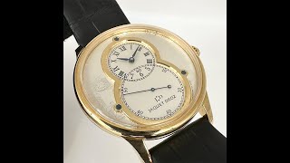 Preowned JaquetDroz Grande Seconde Hommage UAE Special Edition Limited 10 Pieces J003031221 Watch [upl. by Weisburgh]