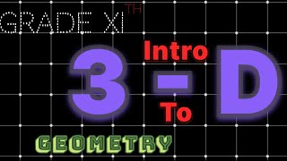 Grade 11th CH Introduction to 3D Geometry  One shot  Under 20minutes [upl. by Llenrap]