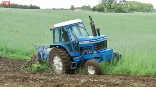 FORD 9700 Tractor Plowing [upl. by Tselec987]