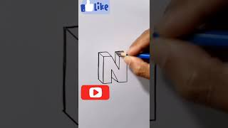 N letter Design lettering [upl. by Barnebas458]