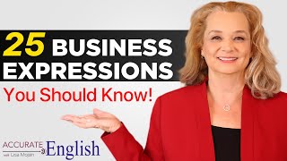 25 Essential Business Idioms for Fluent English [upl. by Fiona]