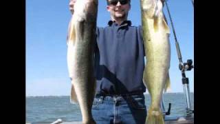 Trophy Specialists Fishing Charters Slide Show of Great Lakes Walleye Salmon and Trout Video [upl. by Ronny]