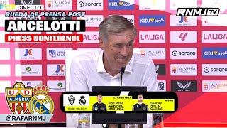 Rueda de prensa ANCELOTTI post Almería 13 Real Madrid 19082023 [upl. by Anaidni]