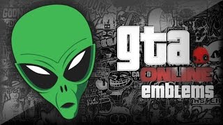 GTA V  Alien  Custom Crew Emblem Tutorial  Grand Theft Auto 5  Screetch2009 [upl. by Clio]